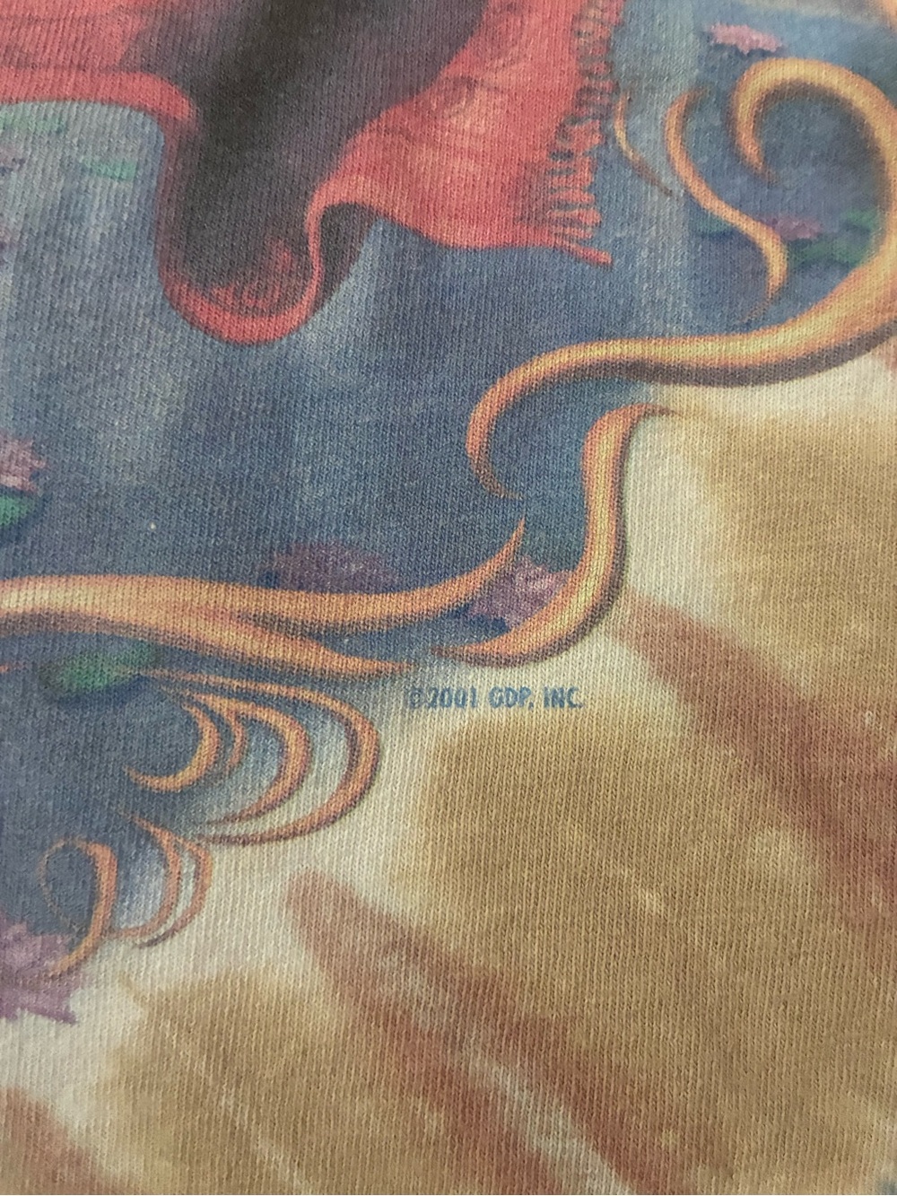 Vintage Grateful Dead 2001 Liquid Blue 2 Sided Dead Carpet Ride Shirt XL - Picture 6 of 7